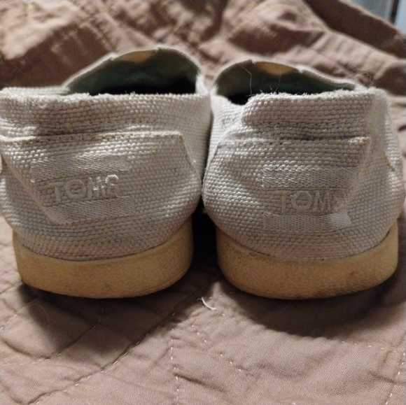 Toms Slip On Loafer Sneaker Fabric Flat Womens 7.5 - Picture 2 of 5